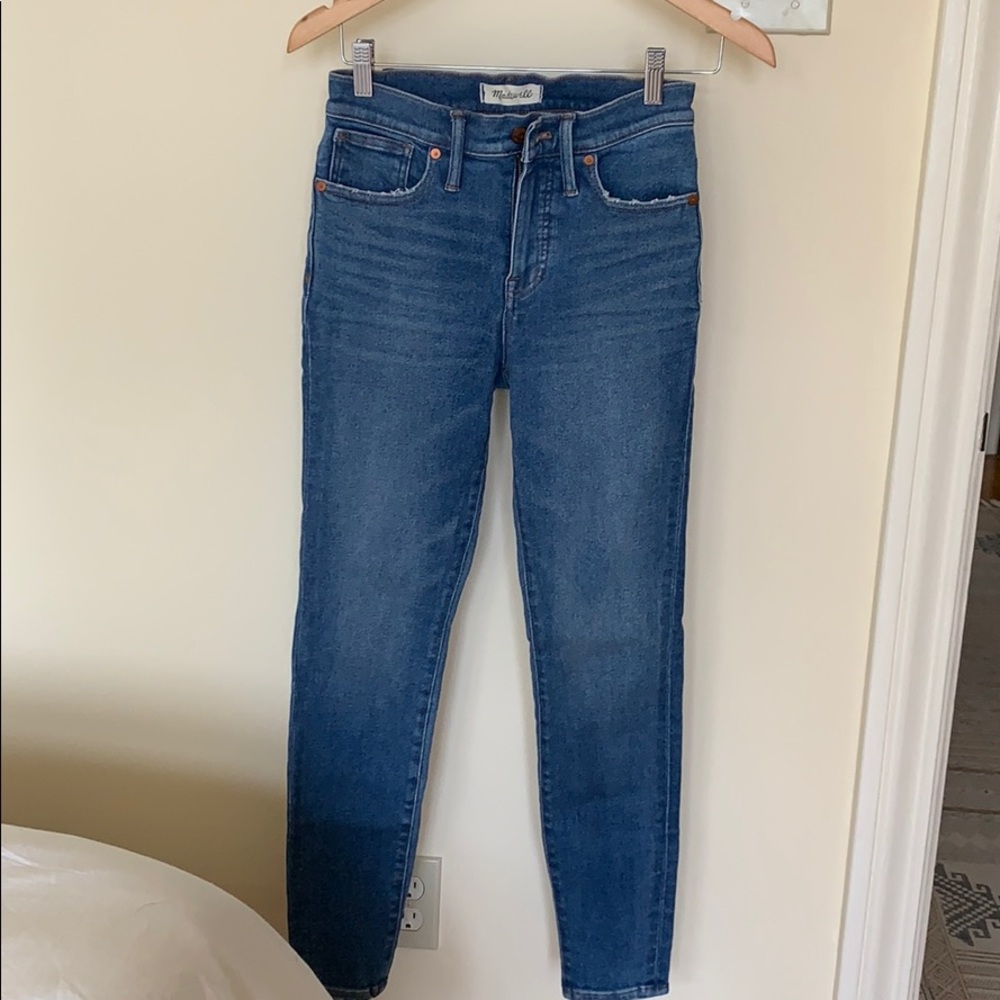 Madewell high rise skinny